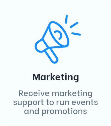 Marketing support icon