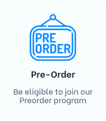 Pre-order support icon