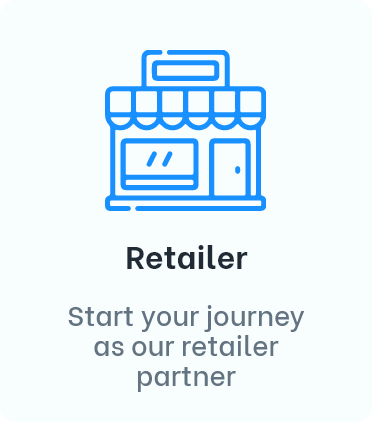 Retailer partnership step icon