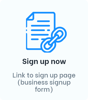 Retailer sign-up step icon